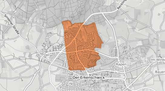 Mietspiegelkarte Oer Erkenschwick Klein Erkenschwick